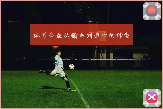 体育公益从输血到造血的转型